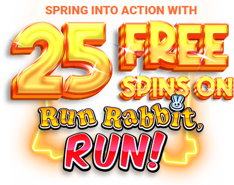 Spacelilly 25 Free Spins on Run Rabbit, Run